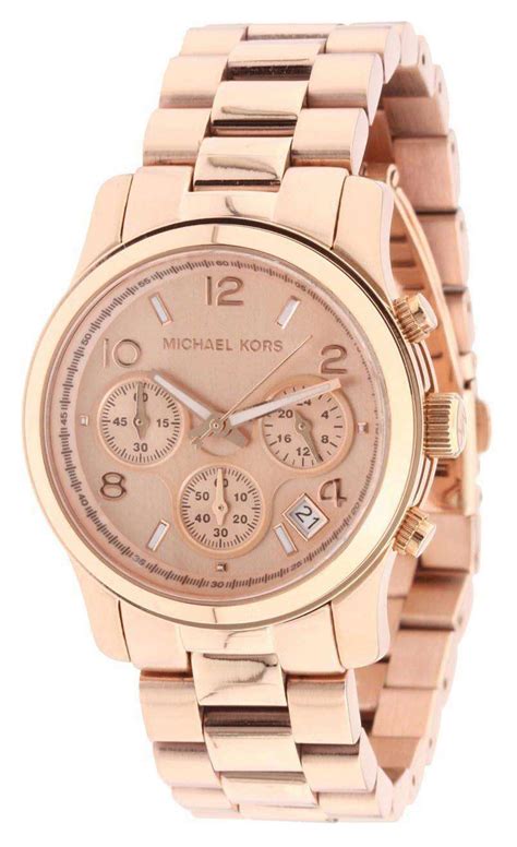 michael kors women's watch silver and rose gold|mk rose gold watch sale.